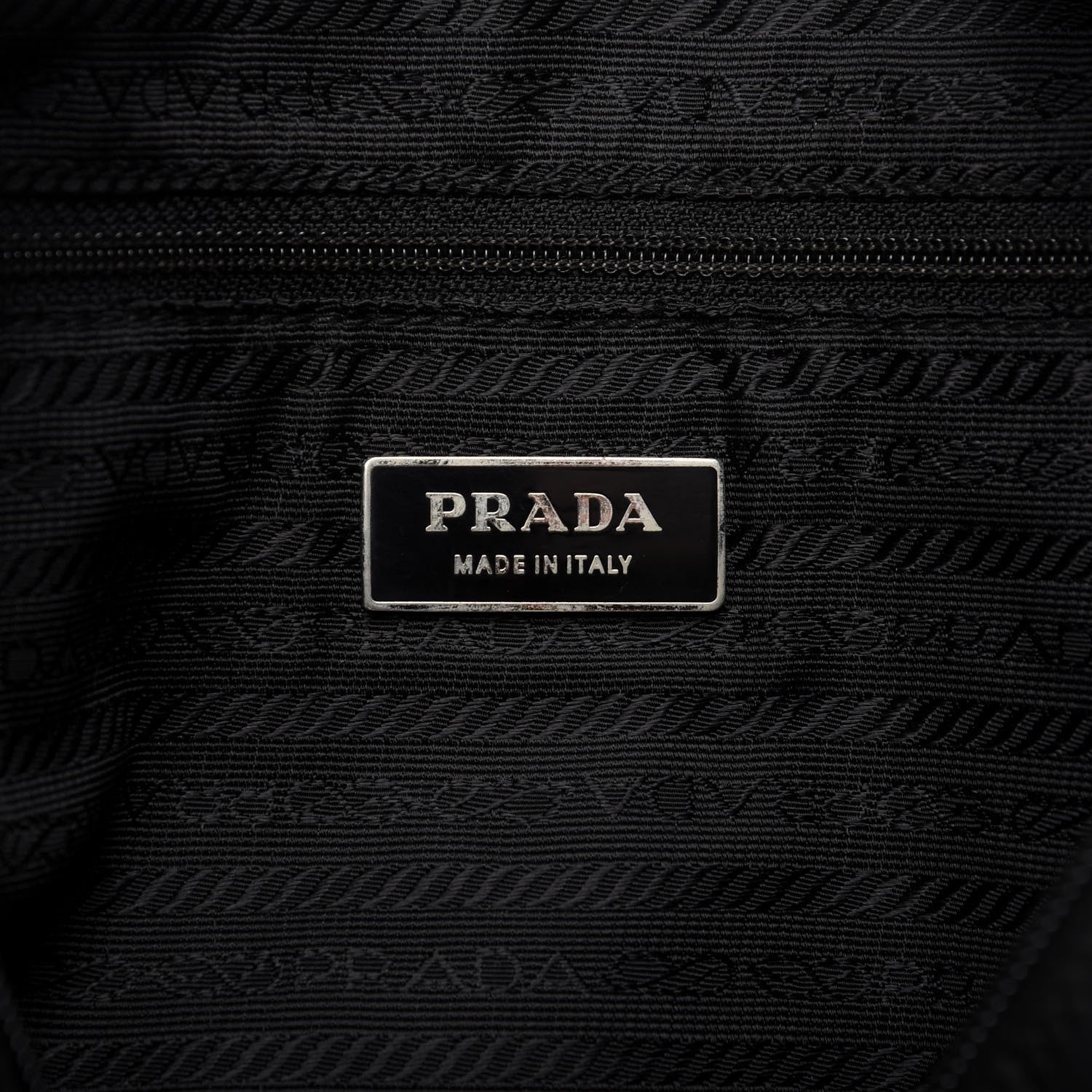 Prada Nylon Vela Messenger Bag Black 8 of 12