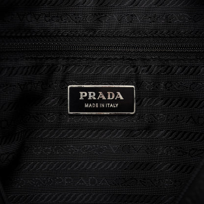 Prada Nylon Vela Messenger Bag Black 8 of 12