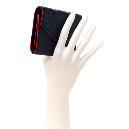 Louis Vuitton Empreinte Zoe Wallet Marine Rouge 2 of 8