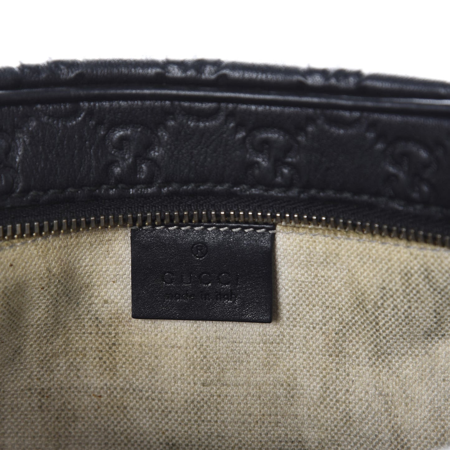 Guccissima Mini Bree Messenger Bag Black