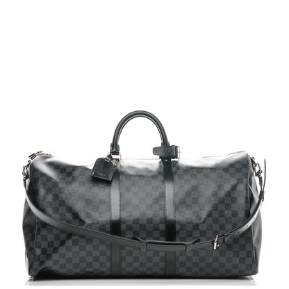 Louis Vuitton Damier Graphite Keepall Bandouliere 55 1 of 7