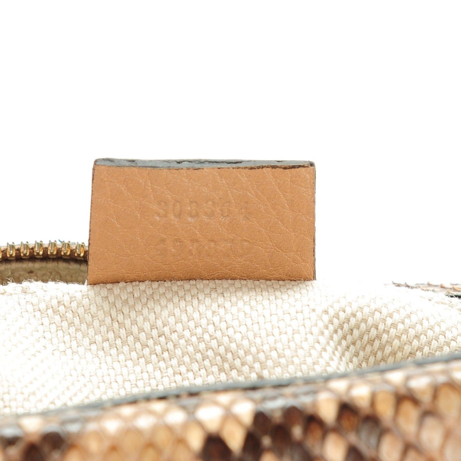 Gucci Python Small Soho Disco Bag Beige 7 of 7