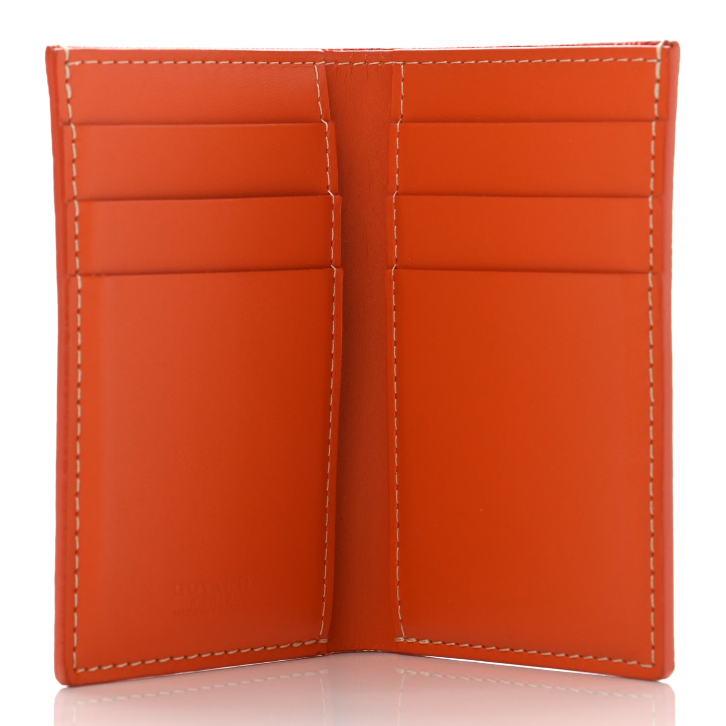 Goyardine Saint Pierre Card Holder Orange