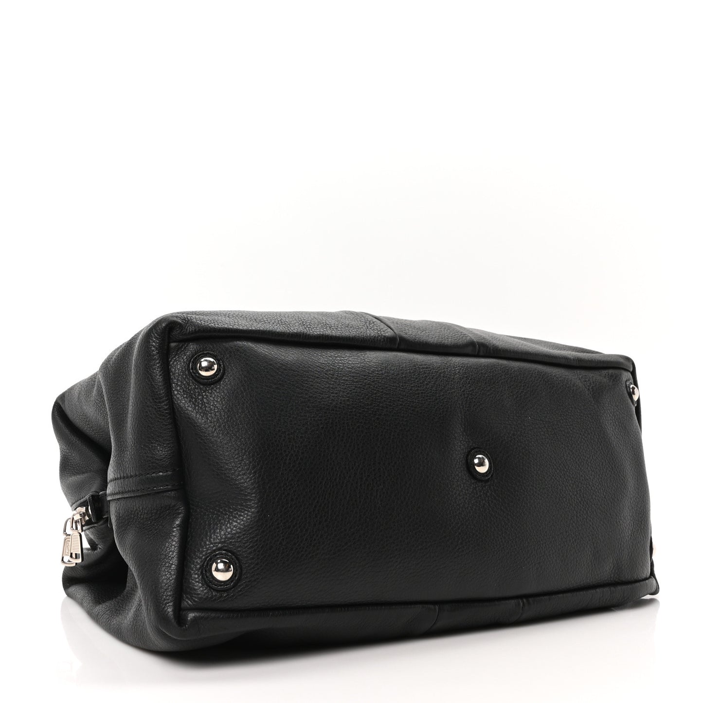 Pebbled Lambskin Medium Easy Sac Black