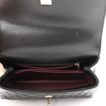 Chanel Caviar Quilted Mini Coco Handle Flap Black 5 of 11