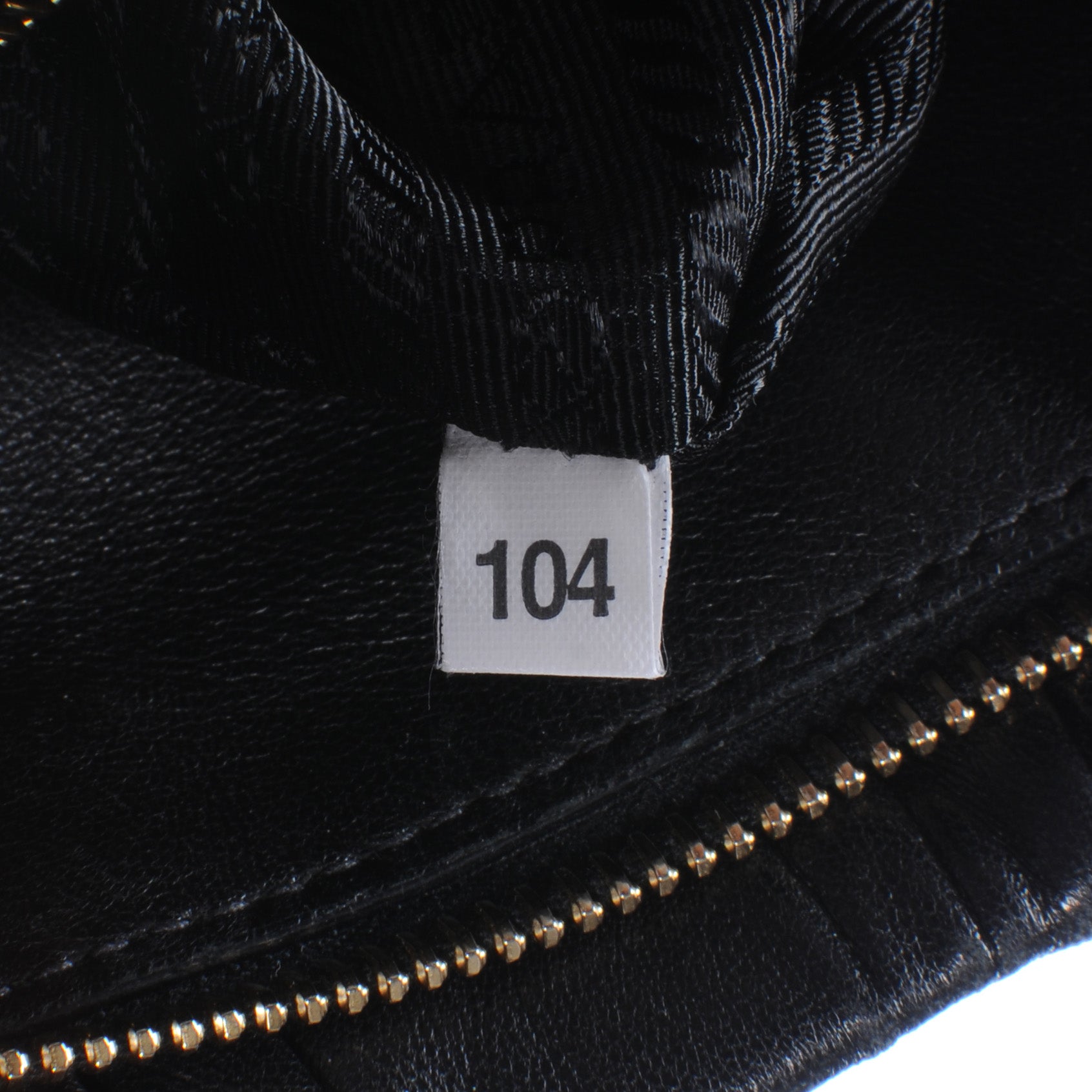 Prada Nappa Leather Gaufre Handbag Nero Black 7 of 8