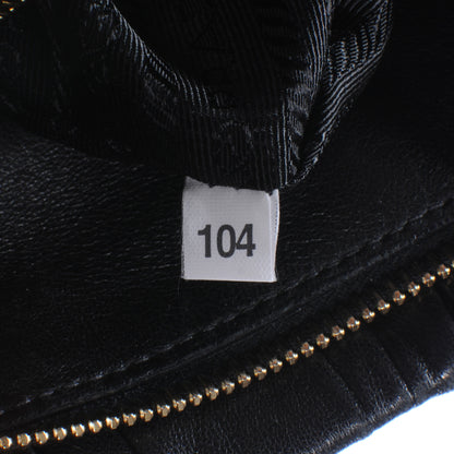 Prada Nappa Leather Gaufre Handbag Nero Black 7 of 8