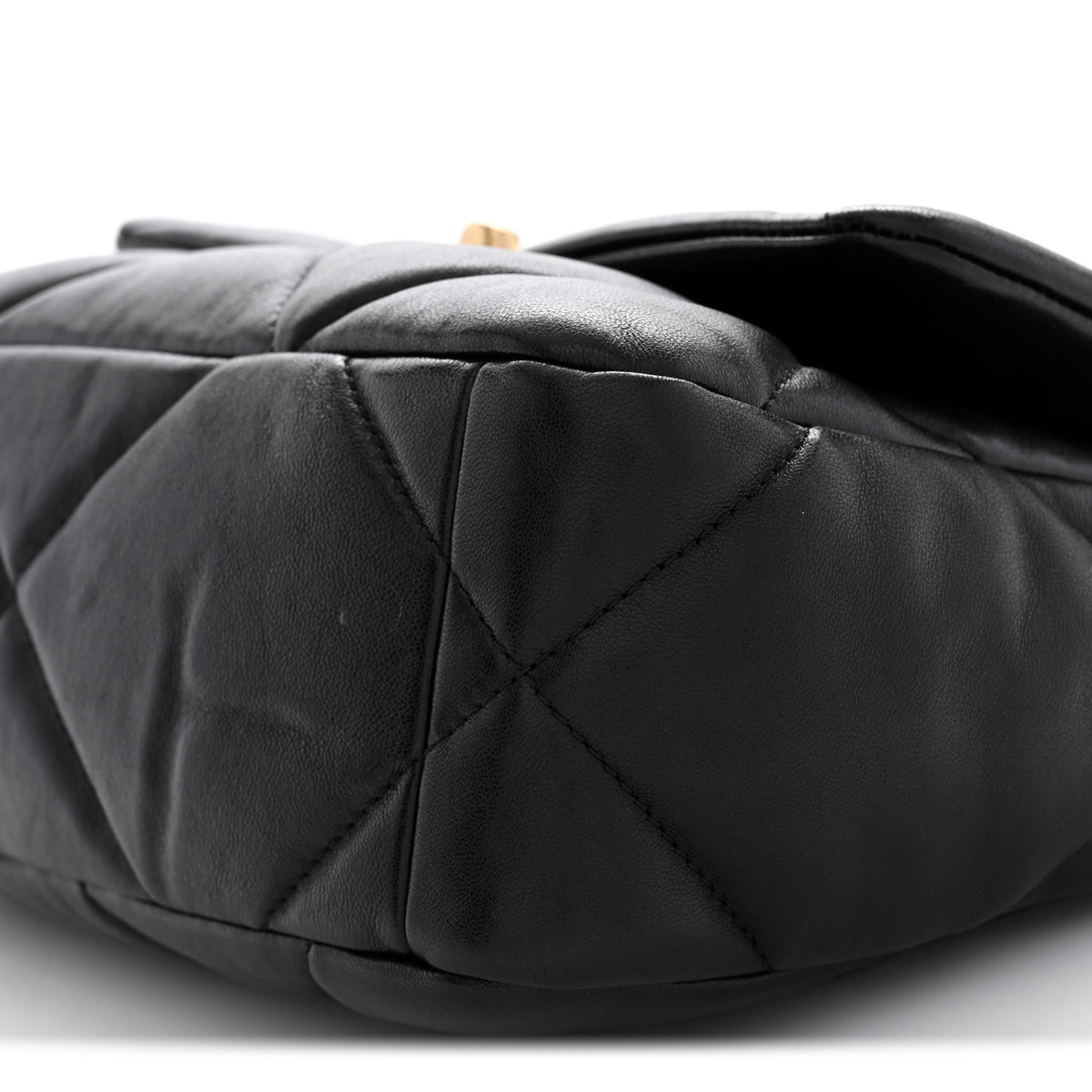 Chanel Lambskin Quilted Medium Chanel 19 Flap Black 10 of 11