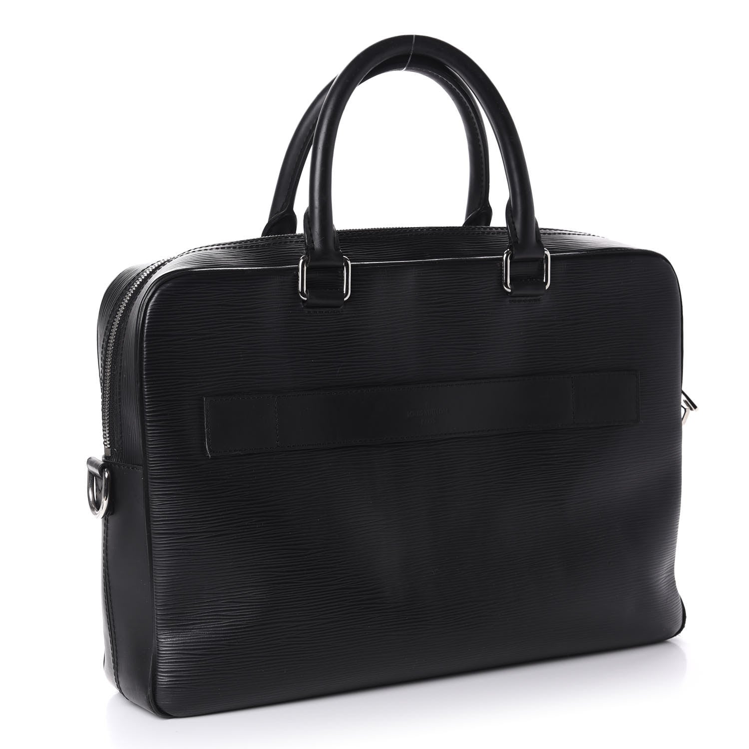 Louis Vuitton Epi Porte Document Business Briefcase Black 3 of 11