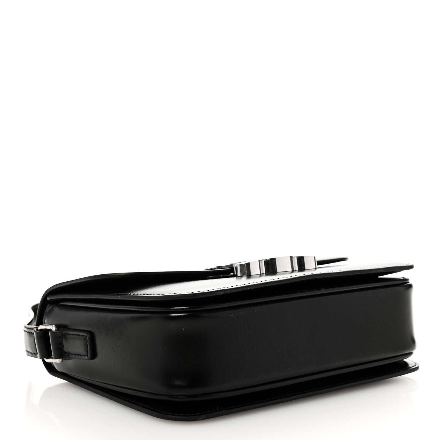 Celine Shiny Calfskin Teen Triomphe Black 4 of 10