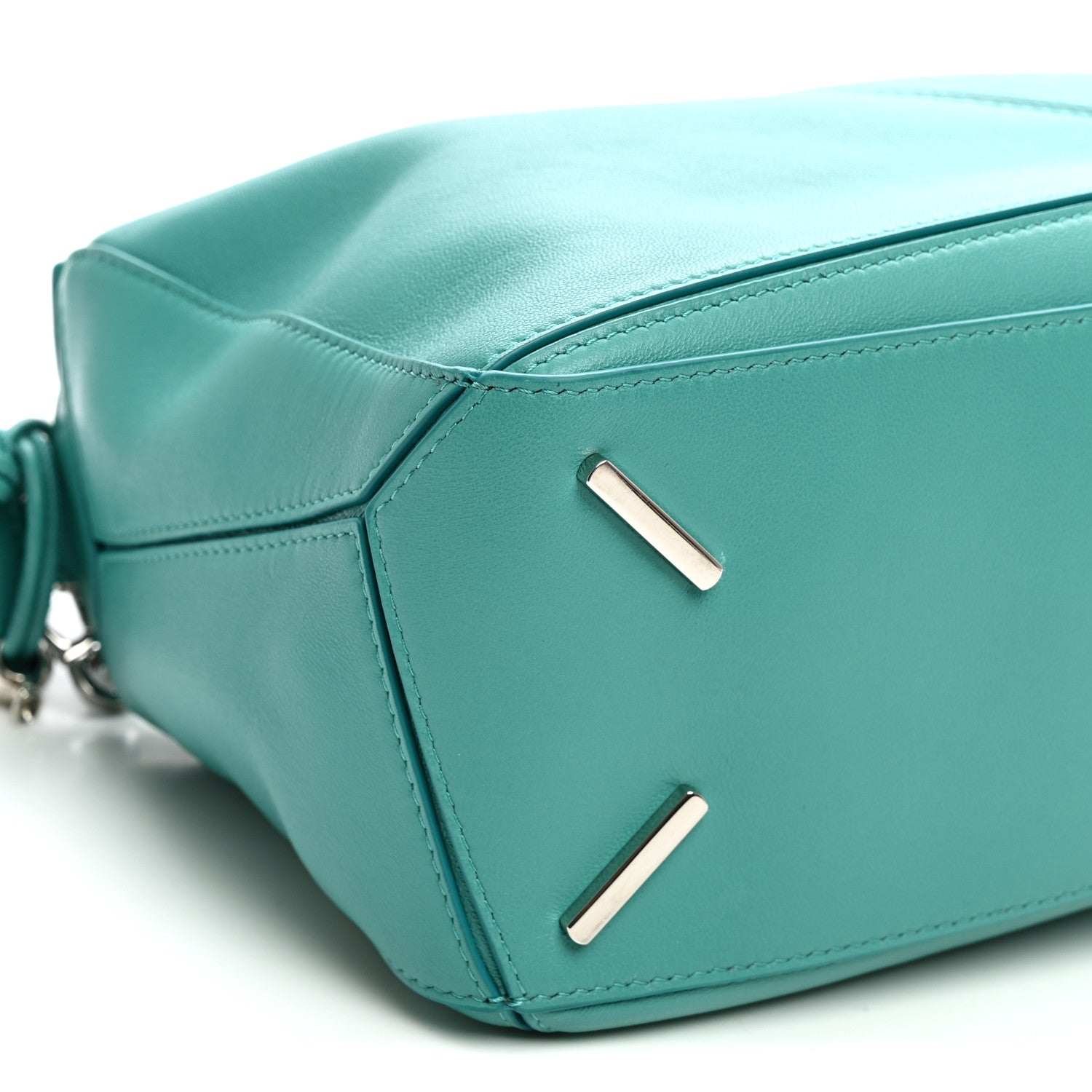 Loewe Nappa Lambskin Small Featherlight Puzzle Bag Aquamarine 8 of 9