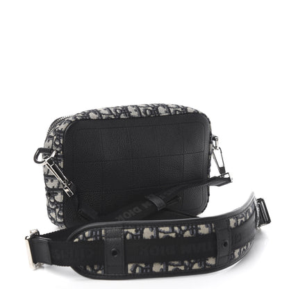 Christian Dior HOMME Oblique Safari Messenger Blue 3 of 9