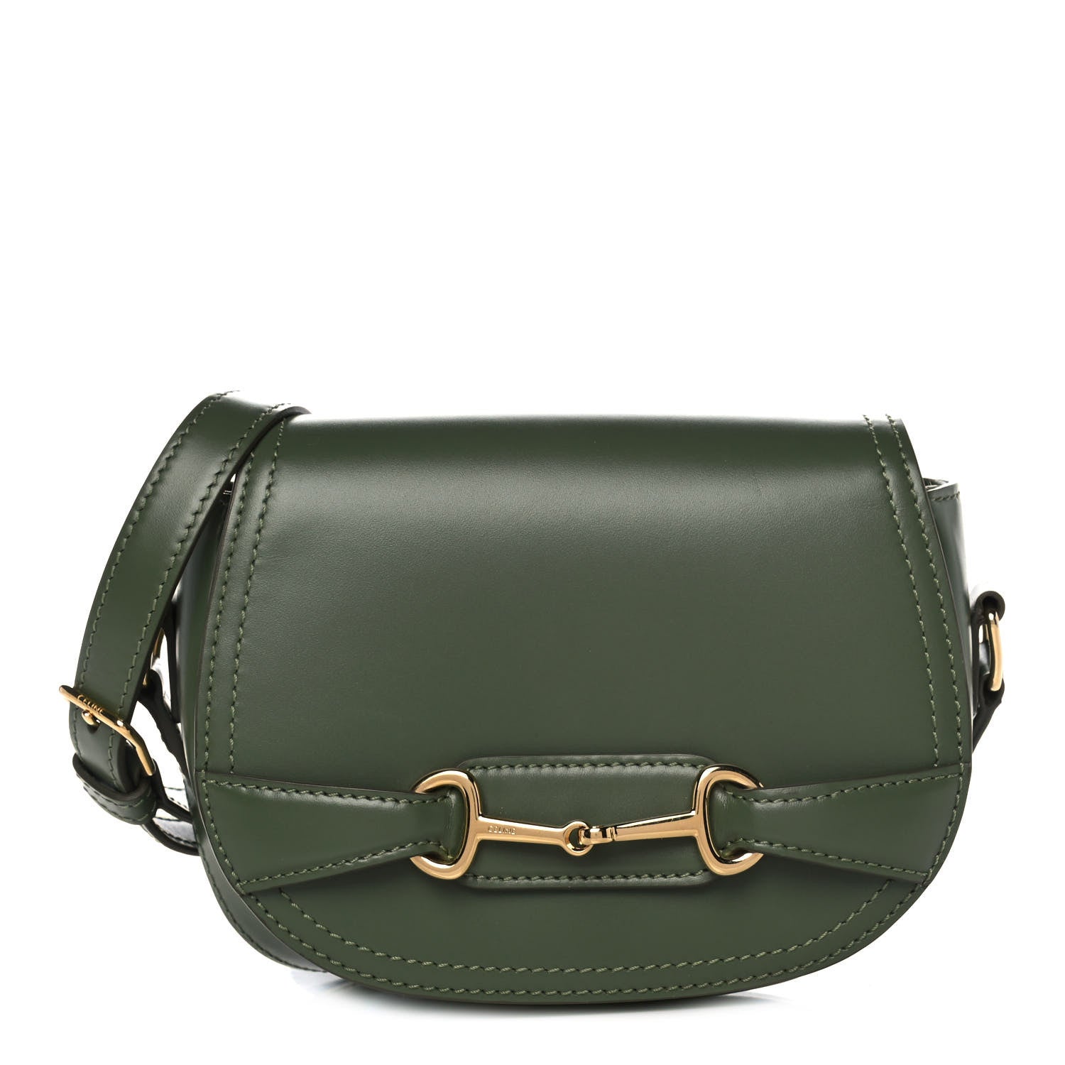 Celine Natural Calfskin Small Crecy Bag Green 1 of 10