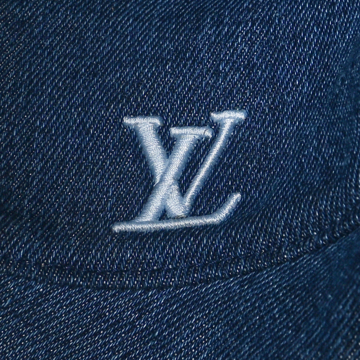 Louis Vuitton Monogram Denim Reversible Everyday Bucket Hat M Blue 9 of 17