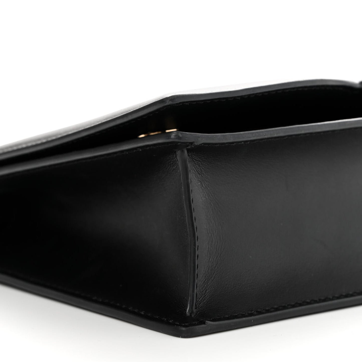 Calfskin DG Logo Flap Crossbody Bag Black