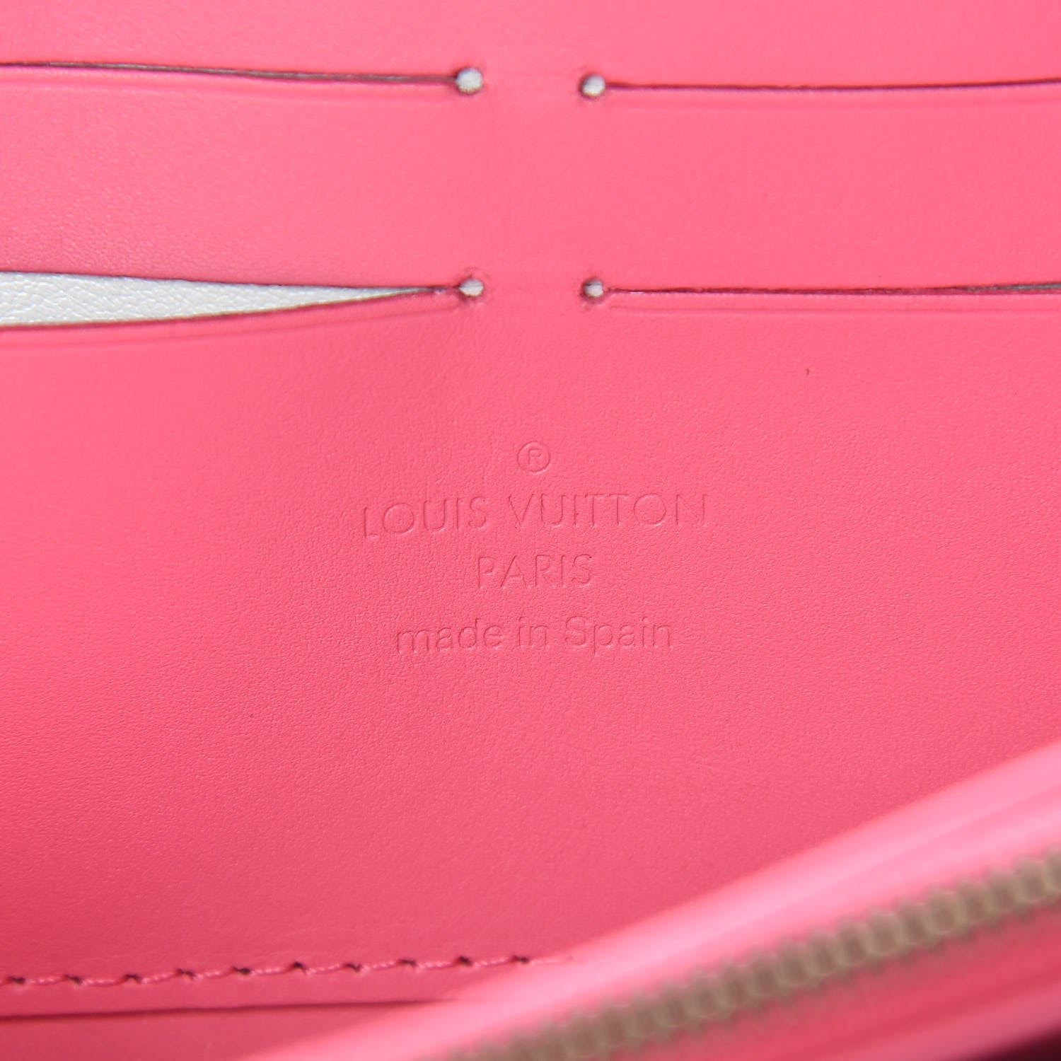 Louis Vuitton Vernis Zippy Wallet Framboise 6 of 8