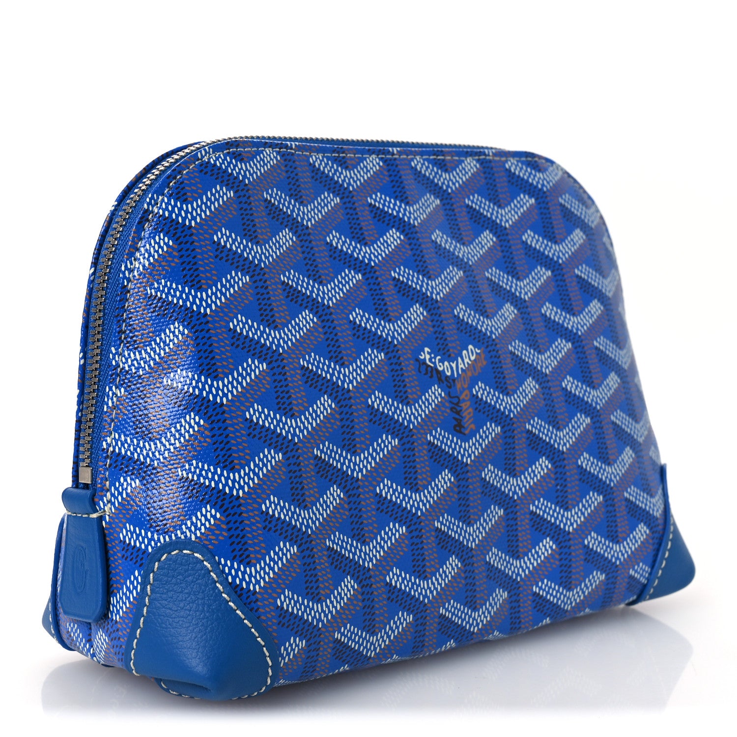 Goyard Goyardine Vendome Toiletry Pouch Sky Blue 3 of 9