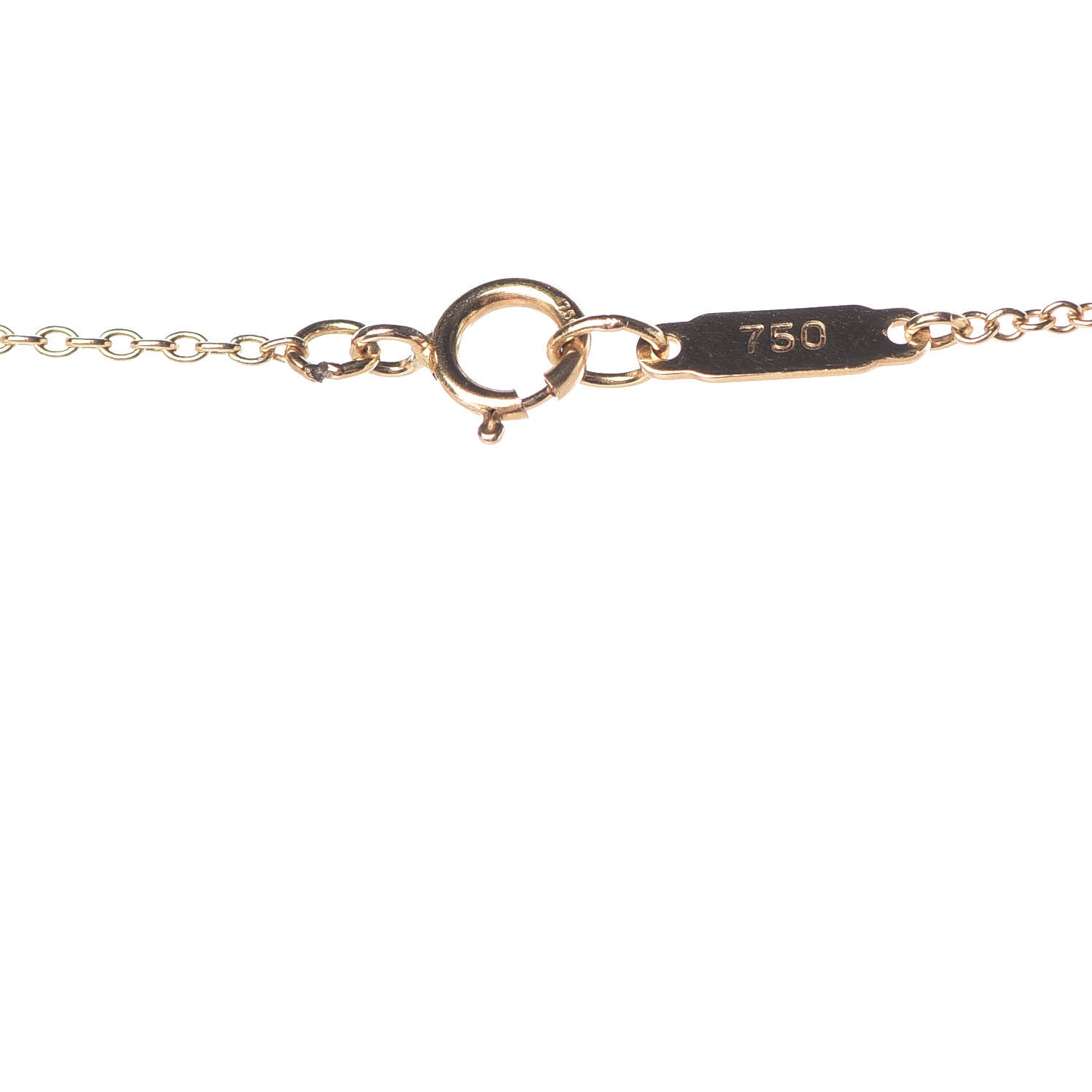 Tiffany 18K Yellow Gold Small Puff Heart Pendant Necklace 5 of 7