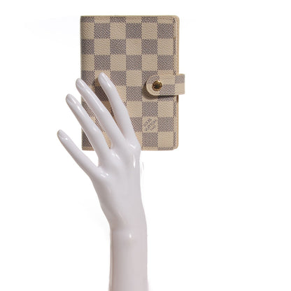 Louis Vuitton Damier Azur Small Ring Agenda Cover 2 of 8