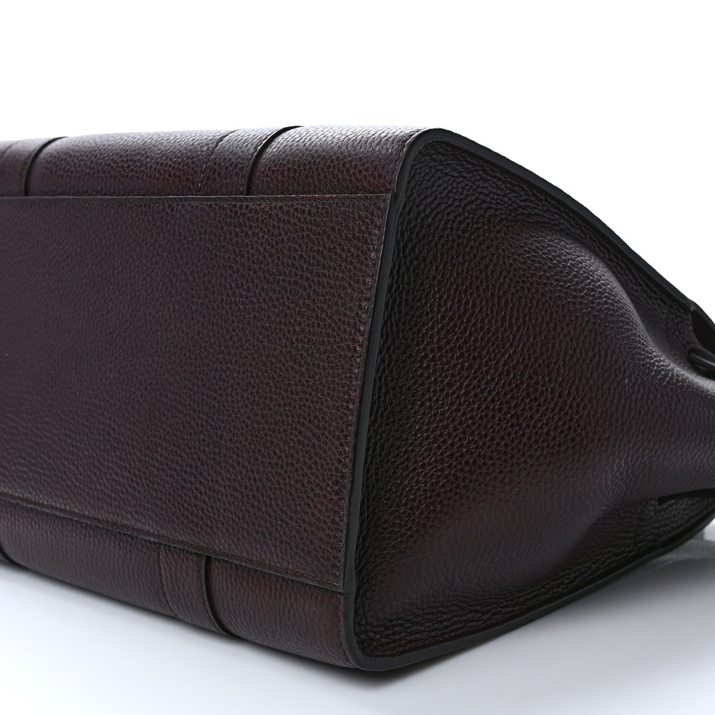 Grain Vegetable Tanned Calfskin Zipped Bayswater Oxblood