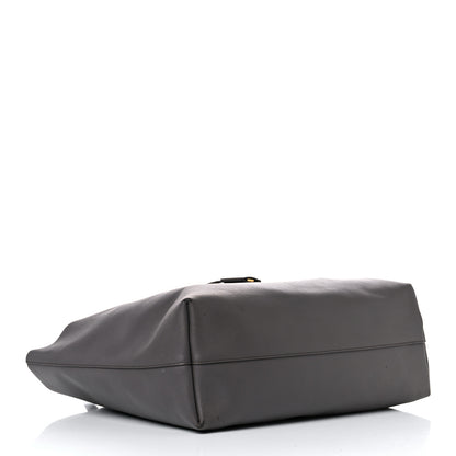 Saint Laurent Calfskin Large Shopping Tote Dark Grey 5 of 27