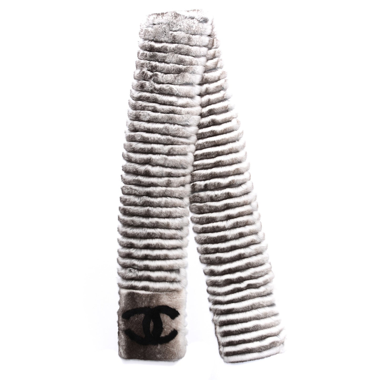 Orylag Rabbit Fur CC Scarf Grey