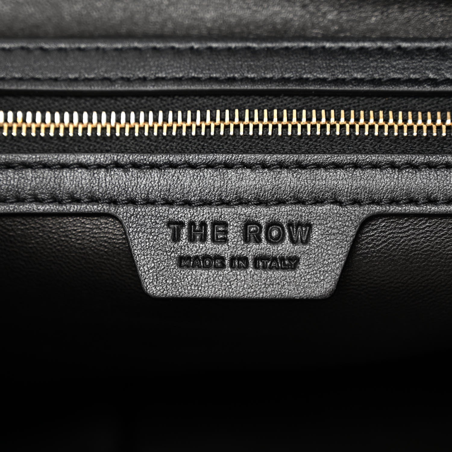 The Row Calfskin N/S Allie Bag Black 6 of 9