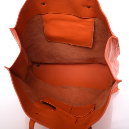 Balenciaga Calfskin Papier Ledger Tote Tangerine 5 of 10