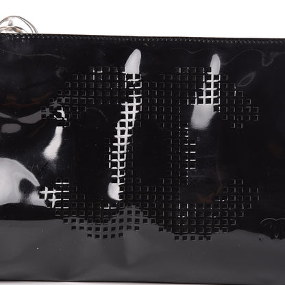 Chanel Vinyl CC Wristlet Black 11 of 13