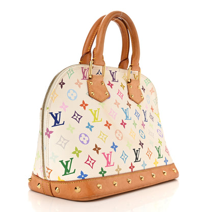 Louis Vuitton Monogram Multicolor Alma White 3 of 11
