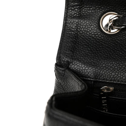 Chanel Caviar Quilted Jumbo Single Flap Black 13 of 13