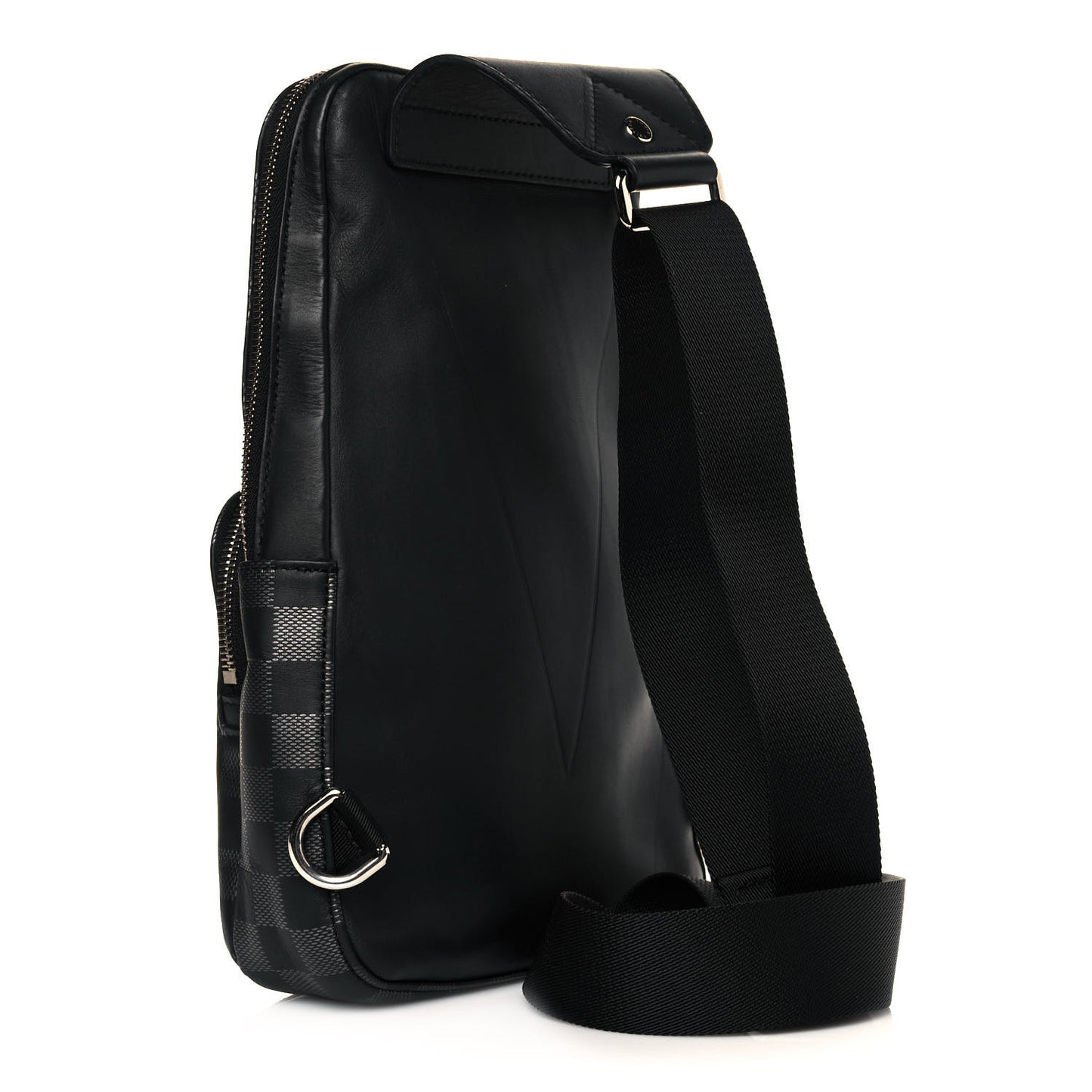 Damier Infini Avenue Sling Bag Onyx Silver