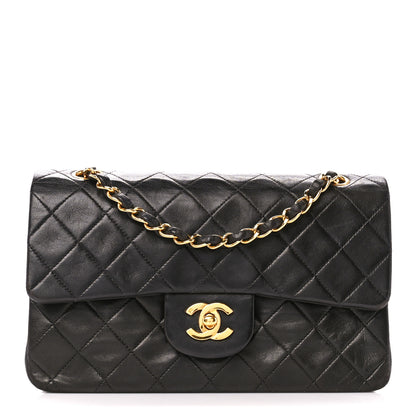 Chanel Lambskin Quilted Small Double Flap Black 1 of 11