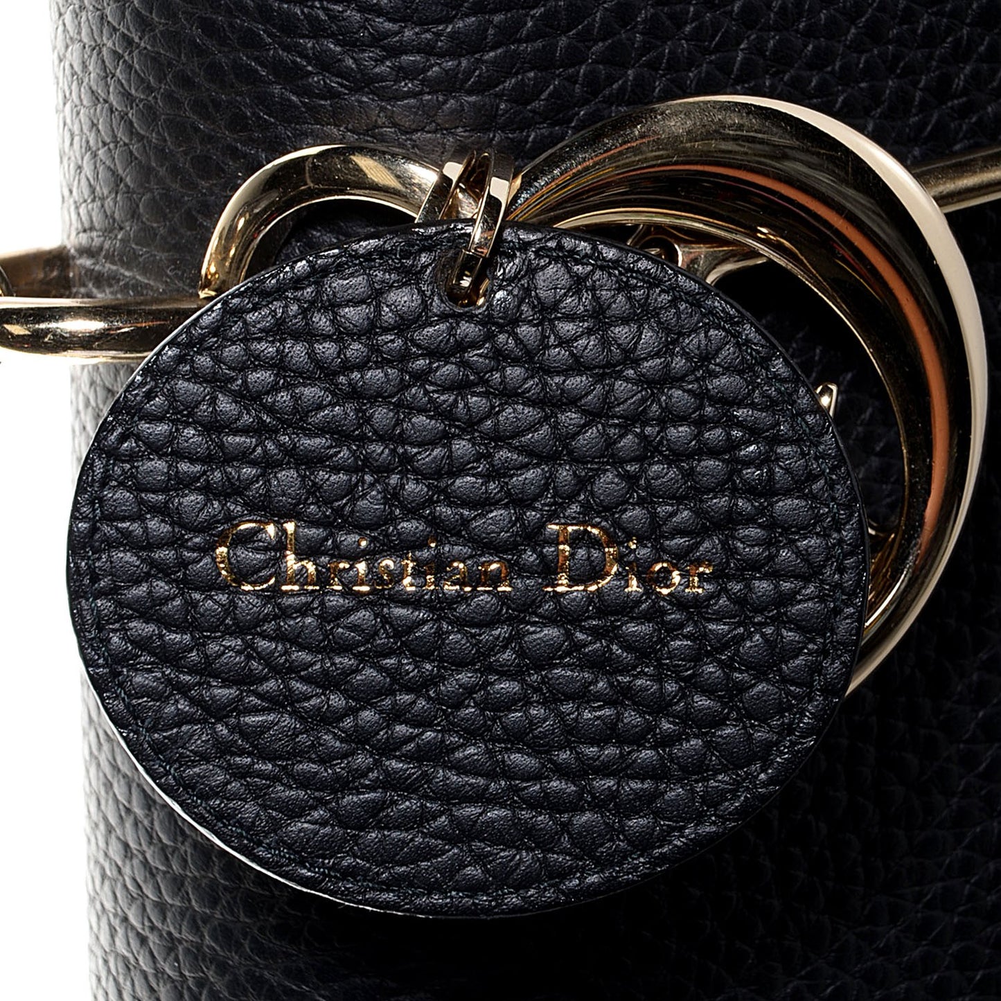 Bullcalf Small Be Dior Flap Black Fraise