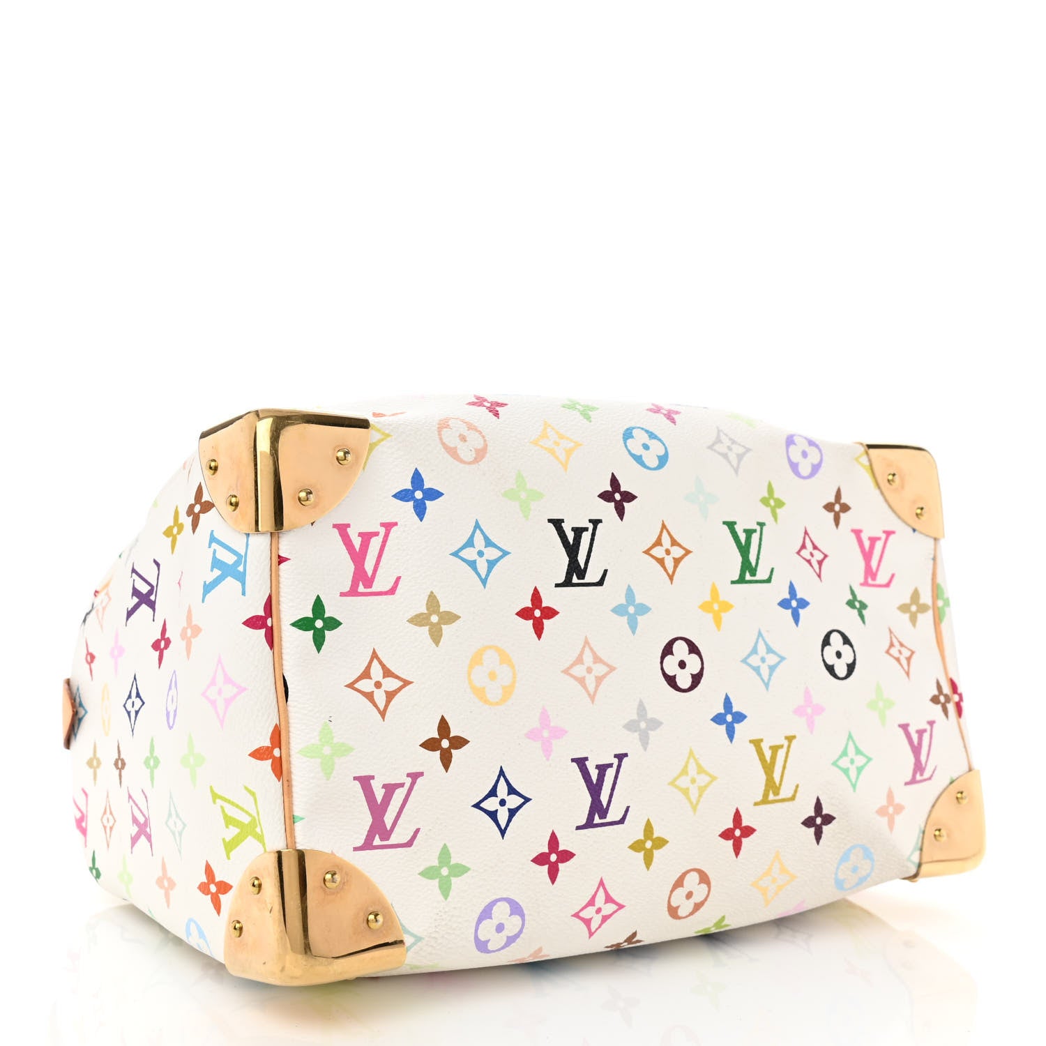 Louis Vuitton Monogram Multicolor Speedy 30 White 4 of 8