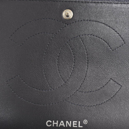 Chanel Caviar Jumbo Double Flap Navy Blue 10 of 11