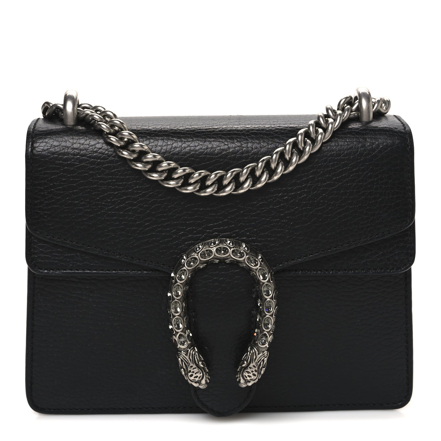 Gucci Calfskin Mini Dionysus Shoulder Bag Black Black 1 of 12