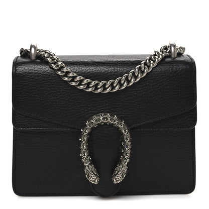 Gucci Calfskin Mini Dionysus Shoulder Bag Black Black 1 of 12