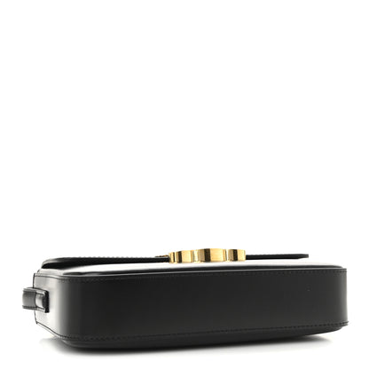 Celine Shiny Calfskin Triomphe Shoulder Bag Black 4 of 10