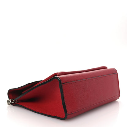 Louis Vuitton Soft Calfskin My Lockme Chain Bag BB Rubis 4 of 11