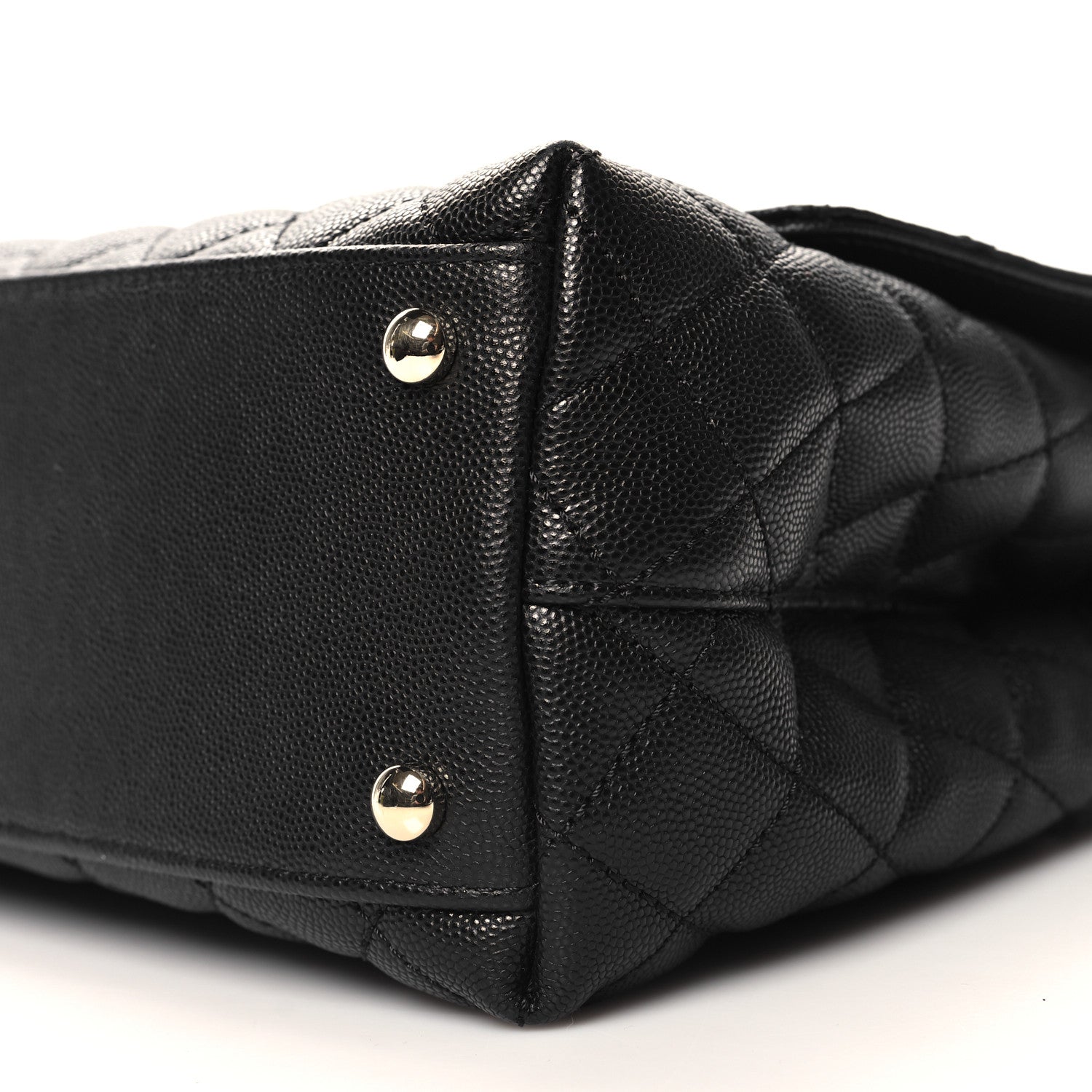 Chanel Caviar Quilted Small Coco Handle Flap Black 10 of 10
