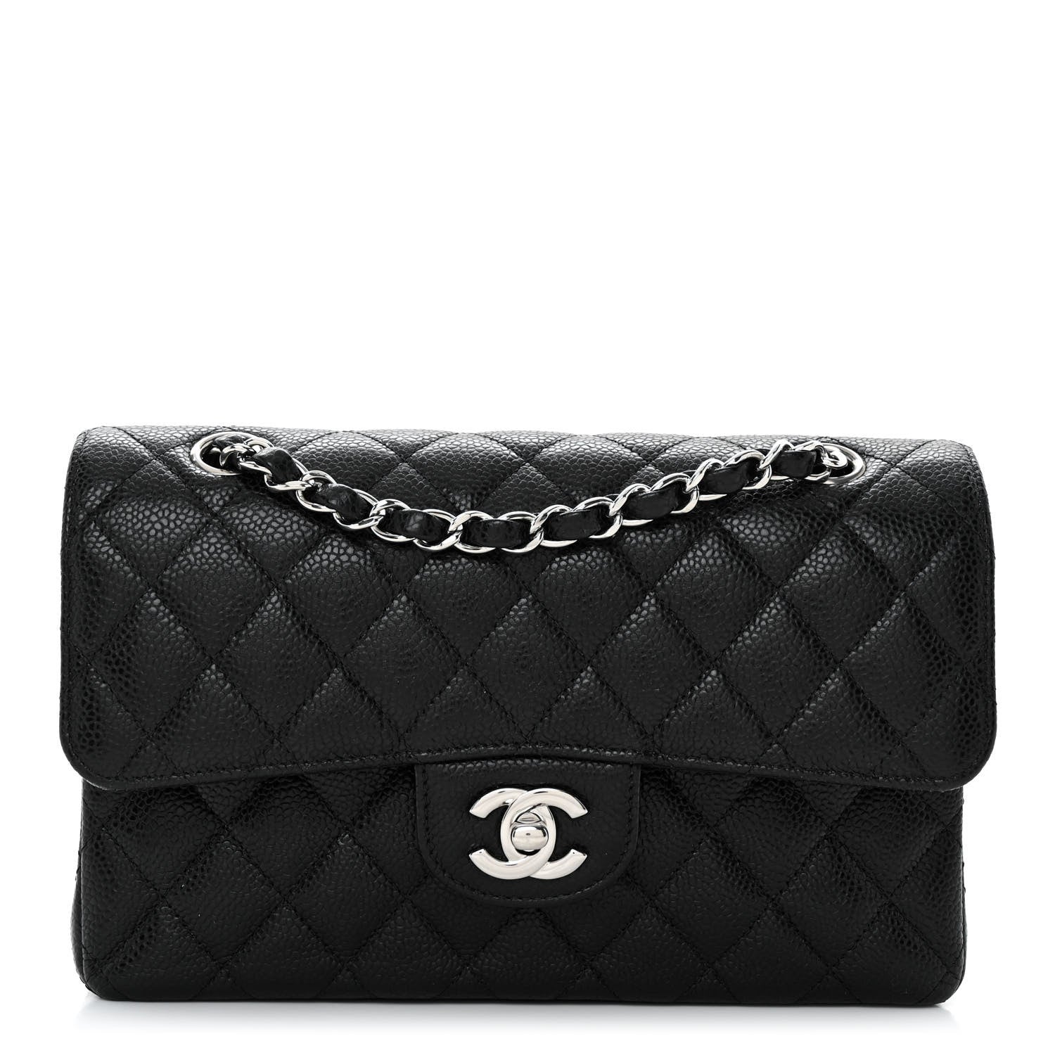 Chanel Caviar Quilted Small Double Flap Black 1 of 10