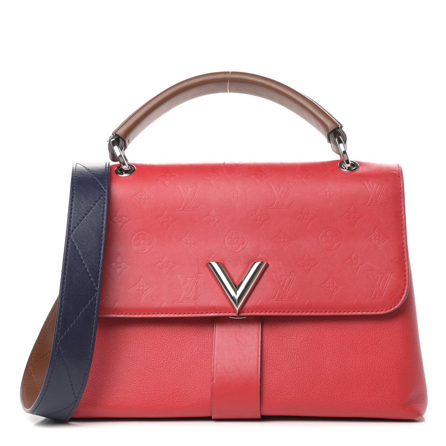 Cuir Plume Ecume Very One Handle Rubis