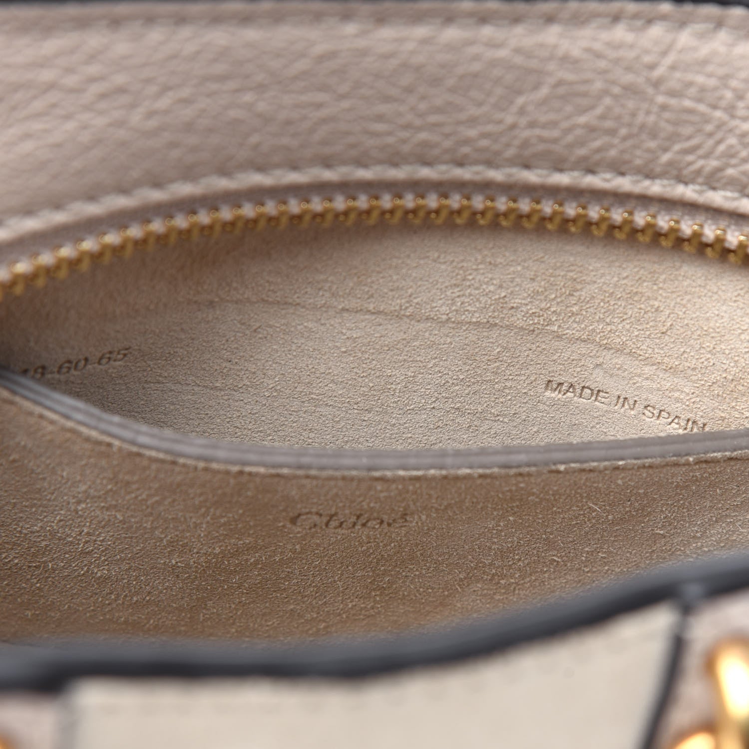 Chloe Calfskin Suede Mini Pixie Signature Belt Bag Abstract White 8 of 13