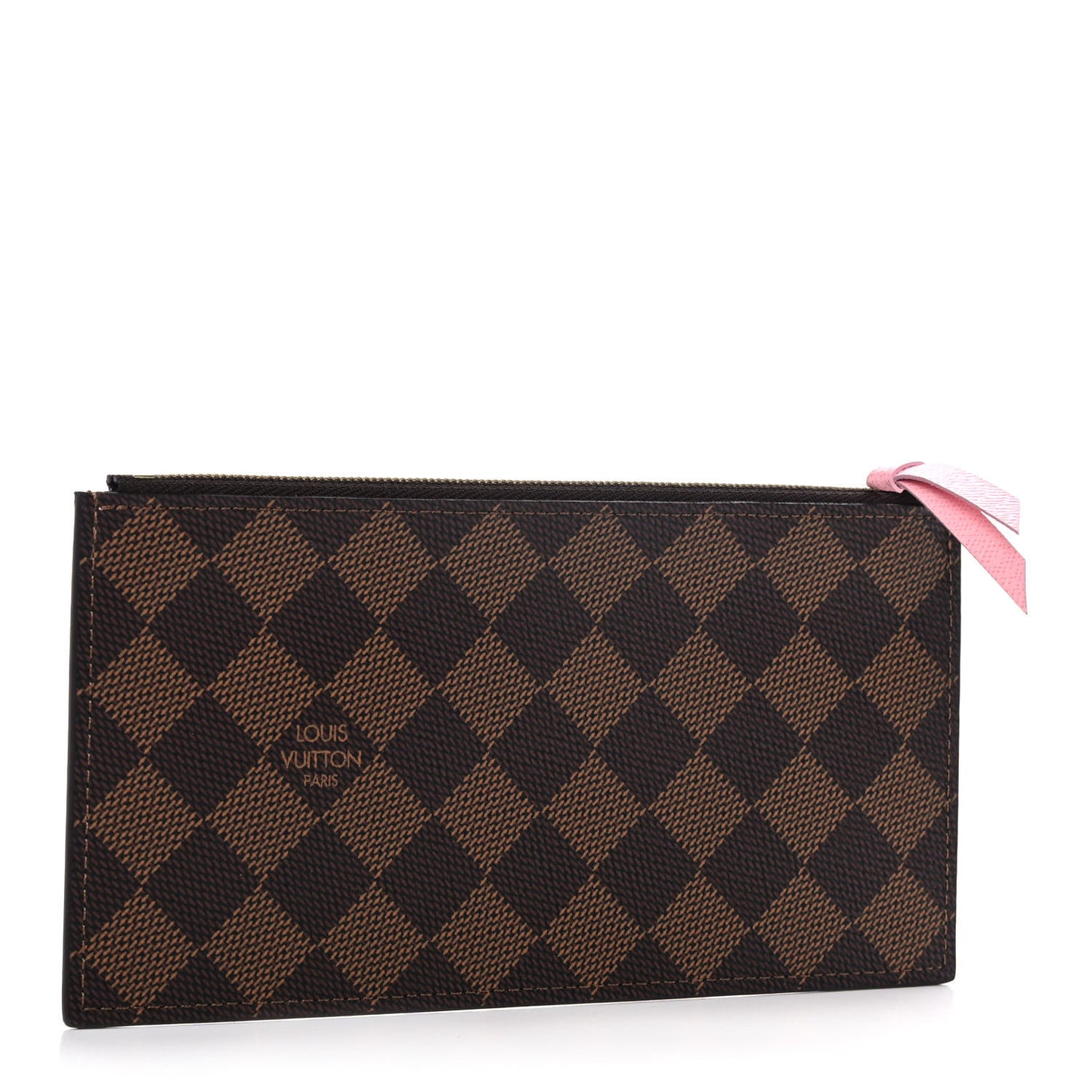 Damier Ebene Studded Felicie Chain Wallet Zippered Insert