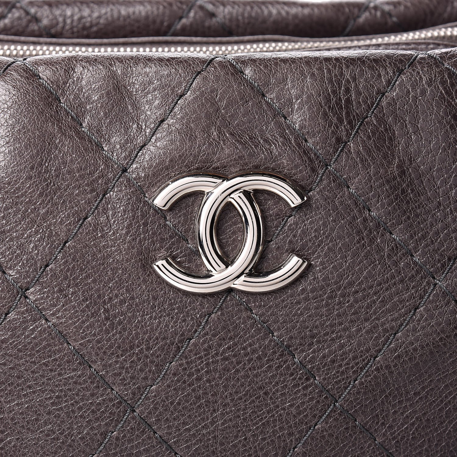 Chanel Glazed Calfskin On The Road Hobo Brown 13 of 13
