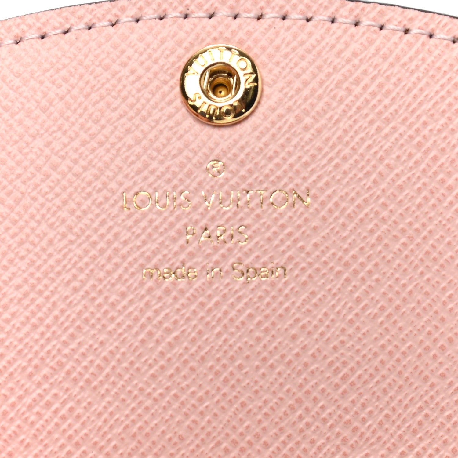 Louis Vuitton Damier Ebene Rosalie Coin Purse Rose Ballerine 6 of 8