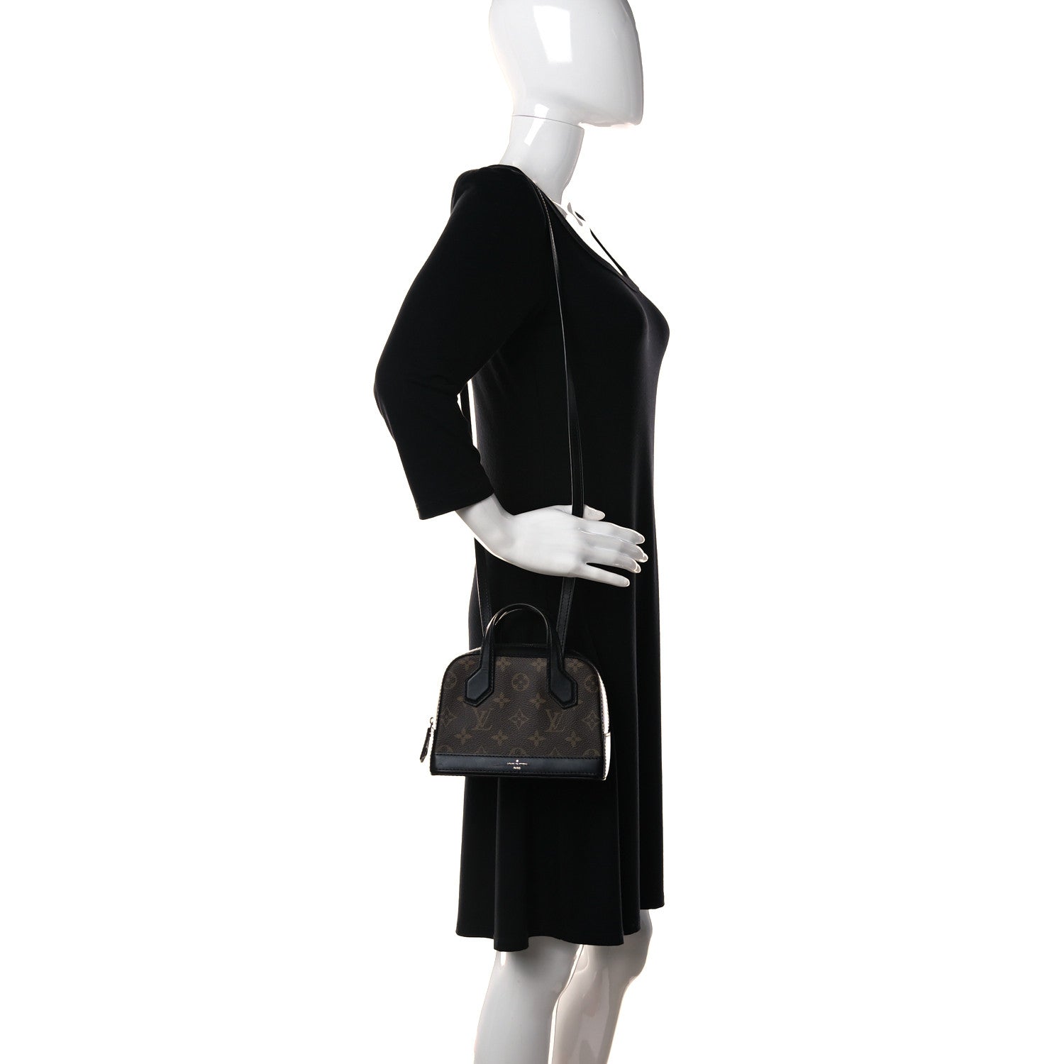 Louis Vuitton Monogram Dora Nano Black 2 of 14