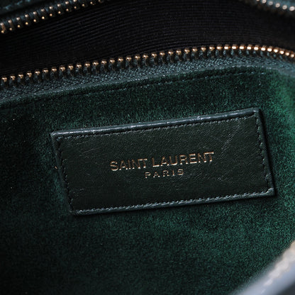 Saint Laurent Calfskin Small Sac De Jour Dark Green 7 of 16