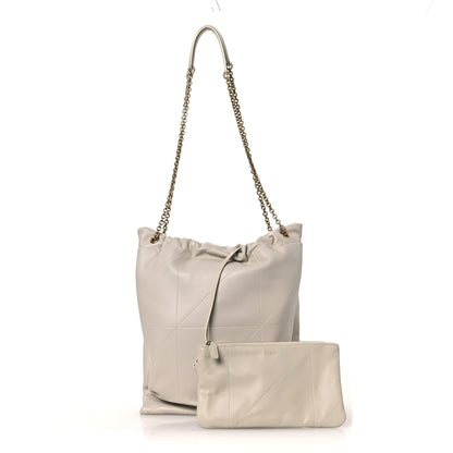 Saint Laurent Lambskin Matelasse Monogram Medium Jamie 4.3 Pochon Blanc Vintage 3 of 11